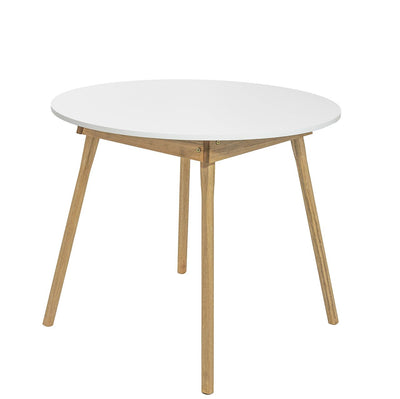 Mesa Redonda Escandinava MDF Branco / Osmocolor