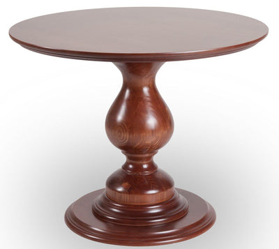 Mesa Redonda Canon 90cm Pé Maciço - Imbuia + Cores