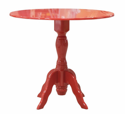 Mesa Redonda Torneada America - Vermelha + Cores