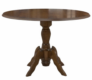 Mesa Redonda Torneada Italia - 90cm / 120cm / 130cm / 150cm Verniz Imbuia + Cores