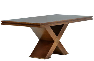 Mesa X Reta - Imbuia + Cores