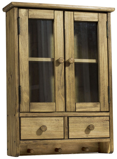 Mini Armário Suspenso com 2 Portas, 2 Gavetas e Cabide Cera + Cores