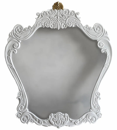 Moldura Entalhada Clássica Pentágono Branca e Dourada + Cores