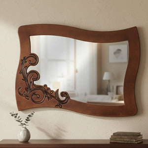 Moldura Imperial Entalhada Verniz Imbuia + Cores