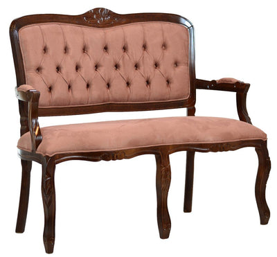 Namoradeira Entalhada Luis XV - Capuccino e Caramelo + Cores