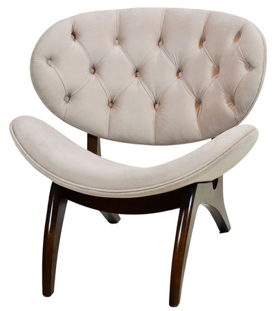 Poltrona Concha - Capuccino e Creme + Cores