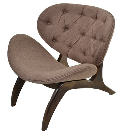 Poltrona Concha - Capuccino e Marrom + Cores