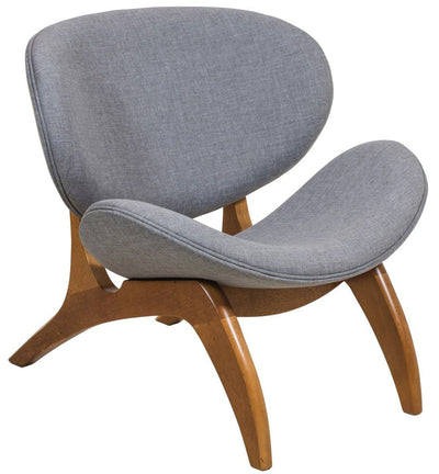 Poltrona Concha - Mel com Cinza + Cores