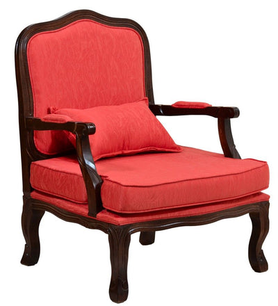 Poltrona King Capucinno e Vermelho Texturizado + Cores