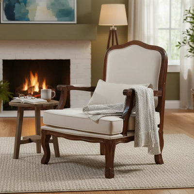 Poltrona King Capucinno e Suede Creme + Cores