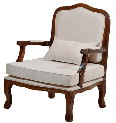 Poltrona King Capucinno e Suede Creme + Cores