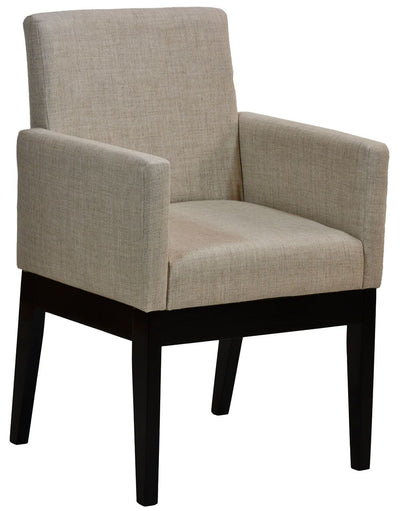 Poltrona Roma - Linho Claro e Preto + Cores