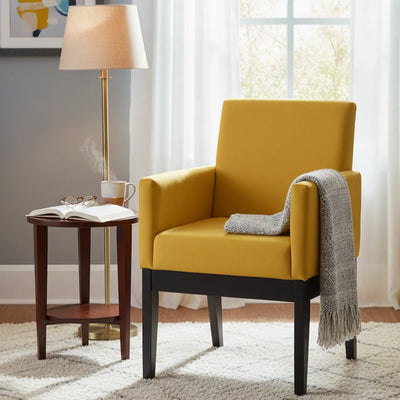 Poltrona Roma - Tabaco e Amarelo + Cores