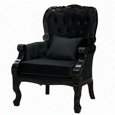 Poltrona Vitoriana Preta + Cores