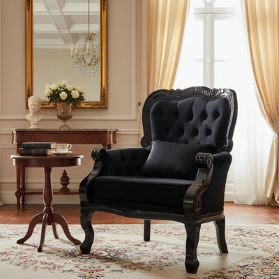 Poltrona Vitoriana Preta + Cores