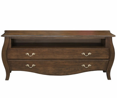 Rack Bombê 2 Gavetas com Nicho - Envelhecido