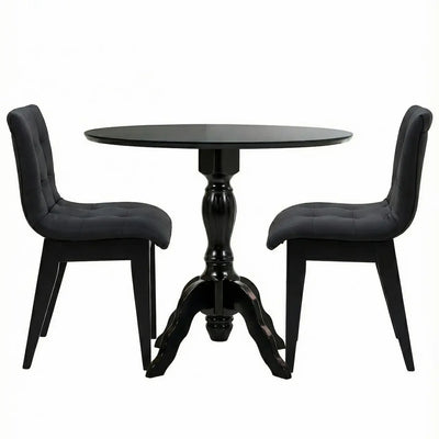 Sala de Jantar Compacta America/10 Pontos 2 Lugares Facto Preto + Cores