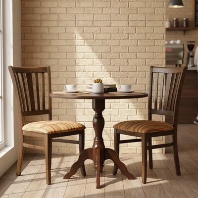 Sala de Jantar Plaza Compacta - 2 Lugares Capuccino + Cores