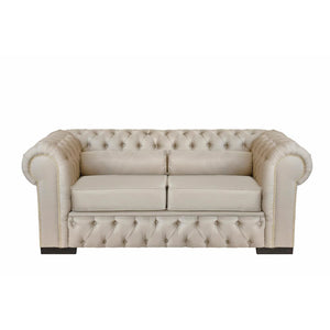 Sofá Chesterfield 180cm Linho Claro + Cores