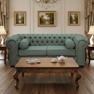 Mesa de Centro Luis XV Imbuia + Cores