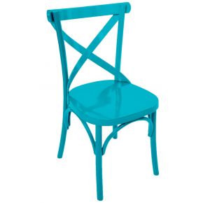 Cadeira Anatômica X - Azul Turquesa