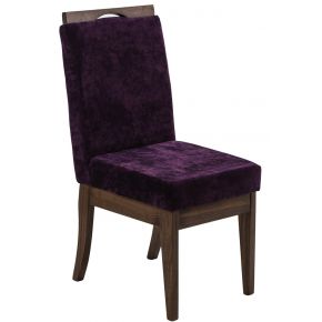 Cadeira Komfort - Capuccino e Roxo + Opções